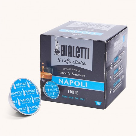 16 Capsules Café Napoli Mokespresso Bialetti