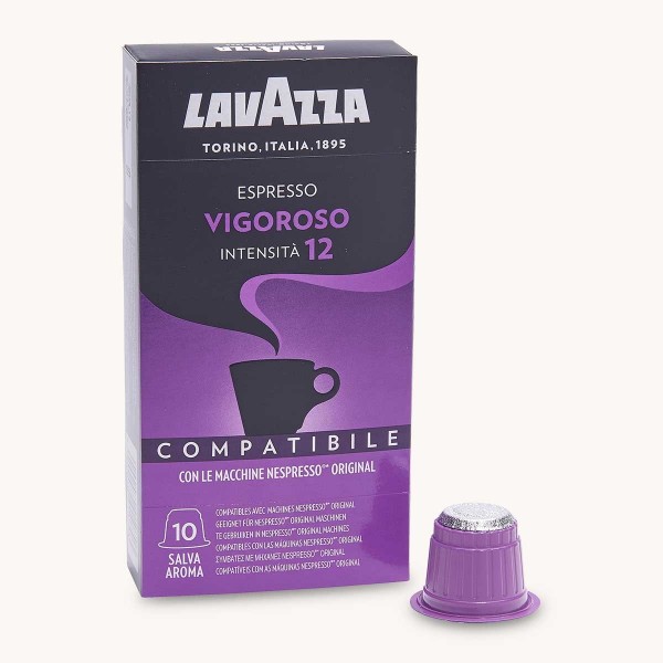 10 Capsules Café Vigoroso Lavazza pour Nespresso®