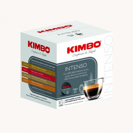 16 capsules compatibles Nescafé® Dolce Gusto® Kimbo Intenso
