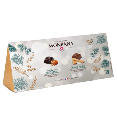 Coffret Duo Classique de chocolat de noel - Monbana